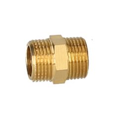 RACCORDO FILETTATO DOPPIO 3/8" MS