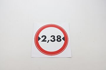 ADESIVO LARGHEZZA DI PASSAGGIO 2,38M