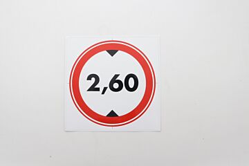 ADESIVO ALTEZZA DI PASSAGGIO 2,60M